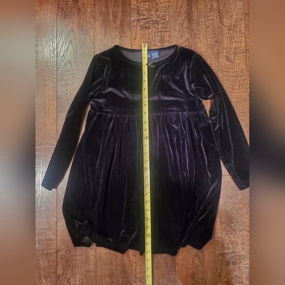 Girls velour fancy dress